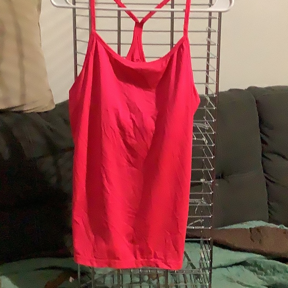 Pink women’s workout T-shirt